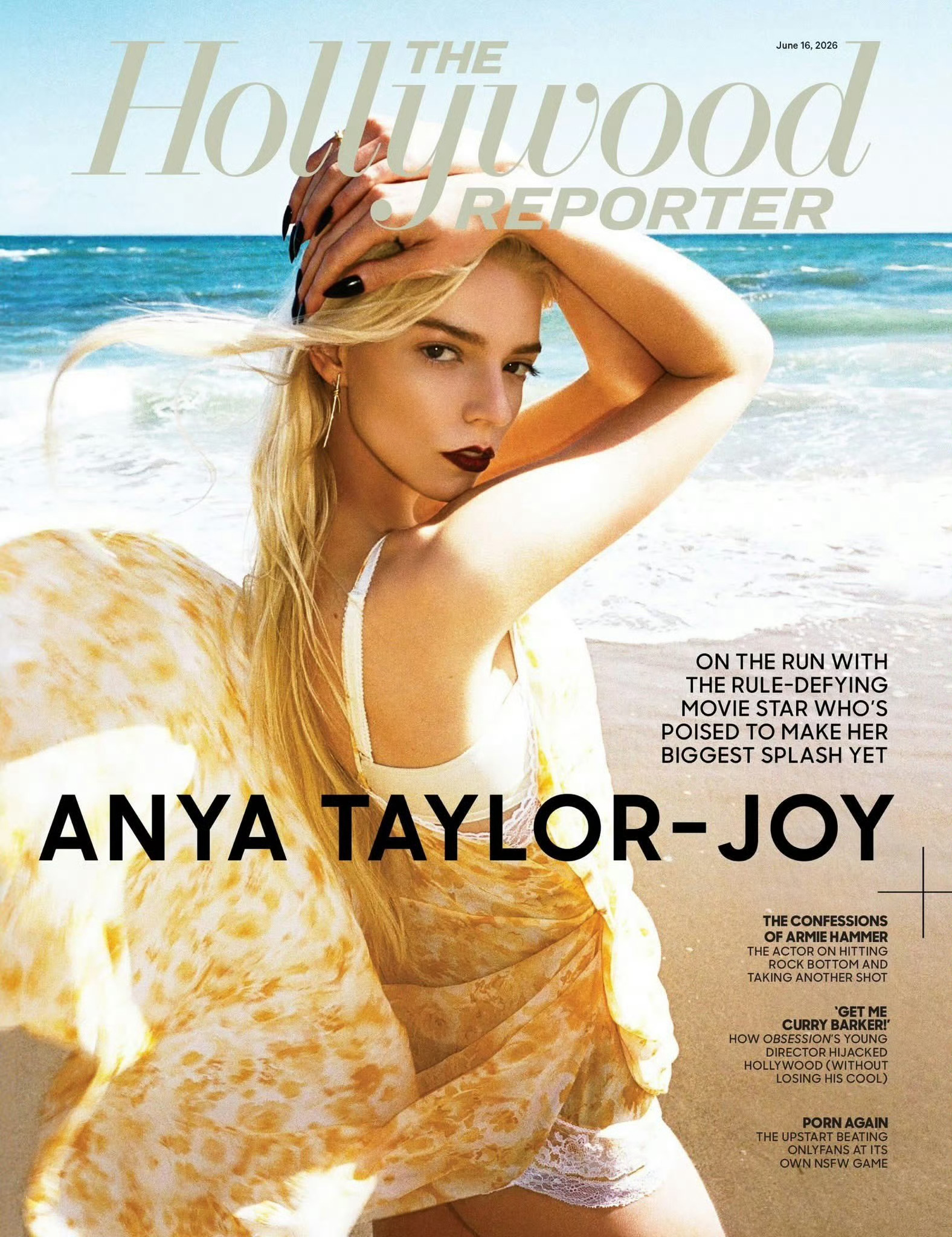 Anya Taylor-Joy🧜🏻♀️登上《The Hollywood Re