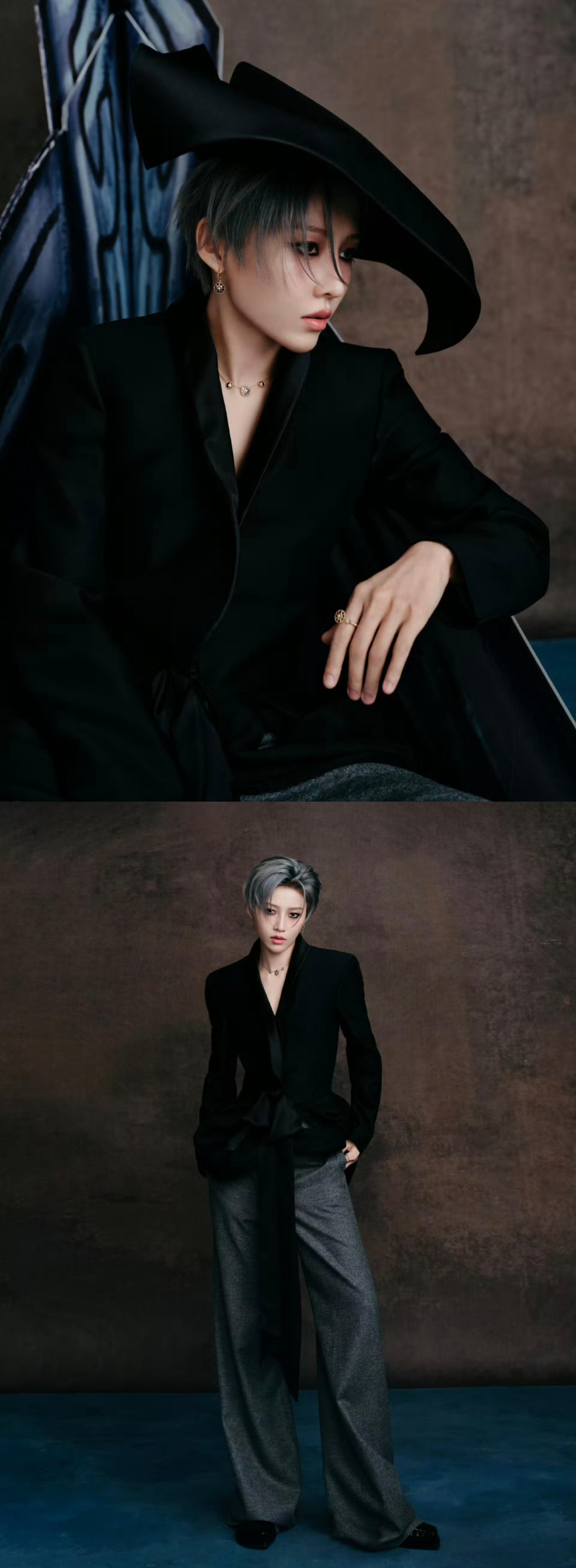 刘雨昕微博之夜出图复古Dior女郎来了。 