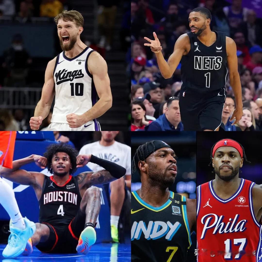 本赛季打满 82 场比赛的 17 名 #NBA 球员：（按每场比赛分钟数排序）
