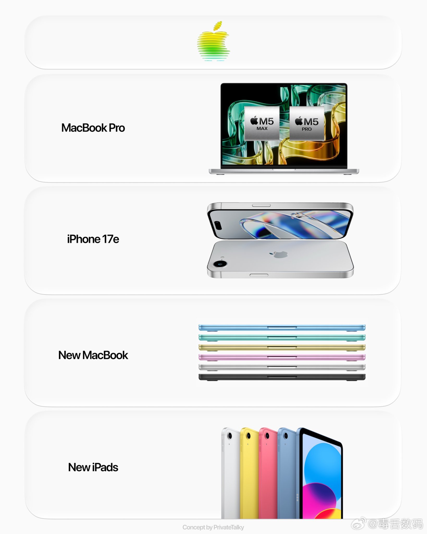 苹果这周要发的新品，有感兴趣的吗