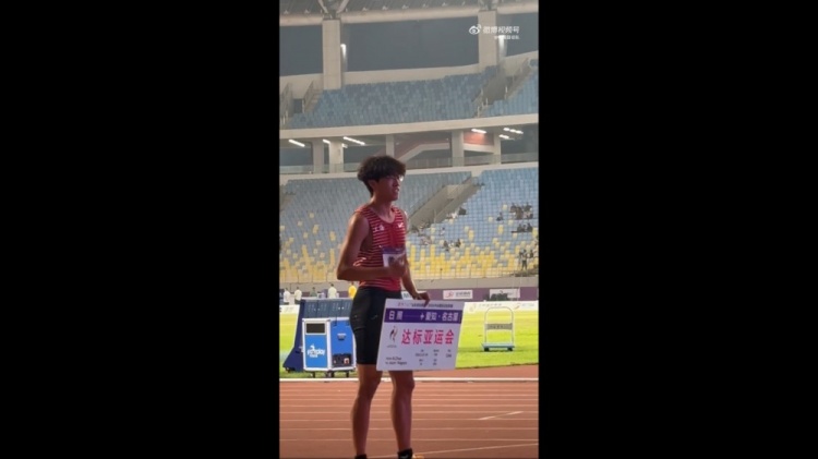 黄友闻男子200米决赛跑出20.15秒，达到亚运会直接选派标准