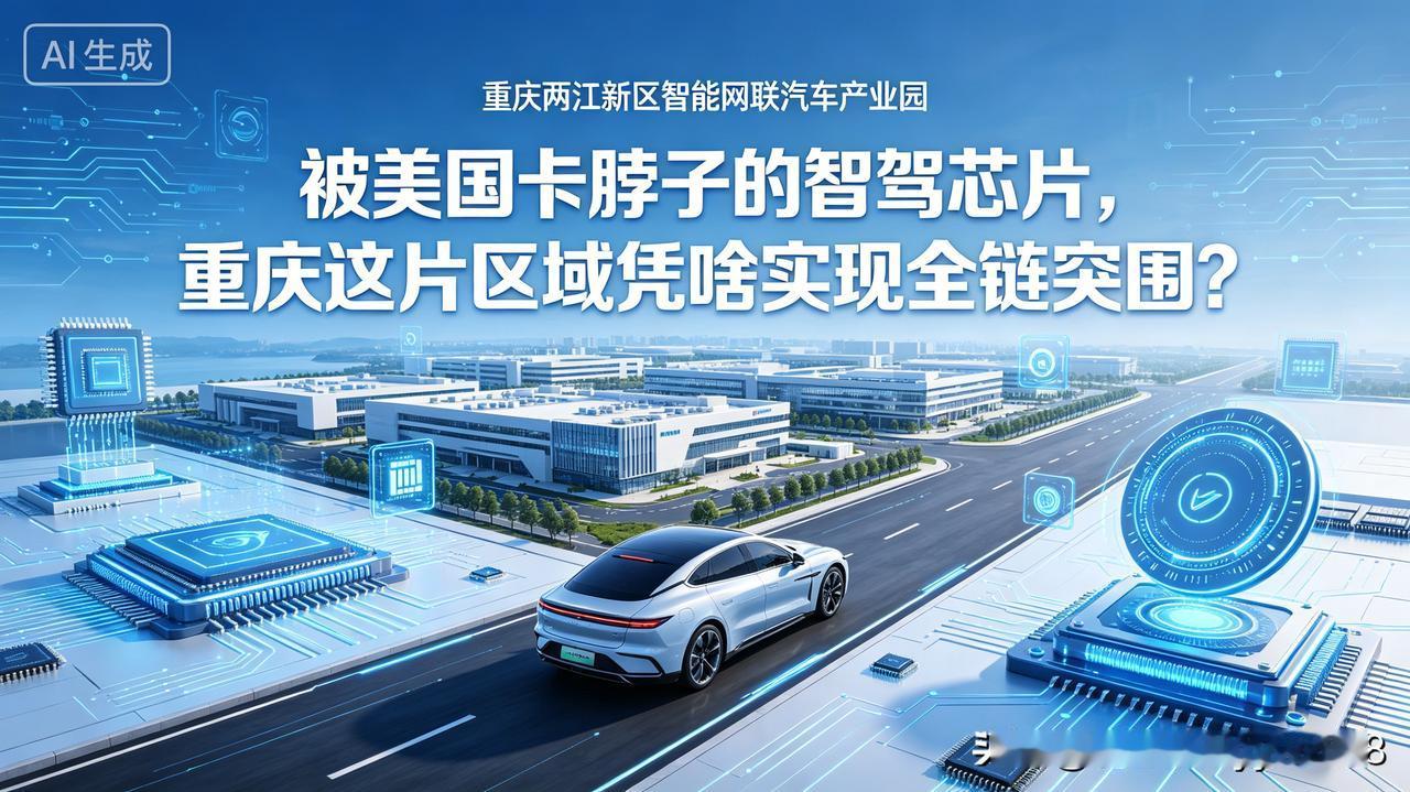 你敢信？美国攥了五年的自动驾驶芯片核心技术，被重庆一个国家级新区彻底打通全架构，