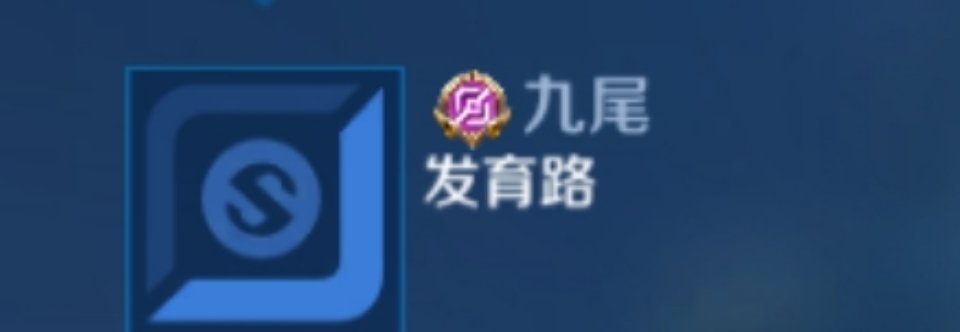 匹配到发育路九尾了 
