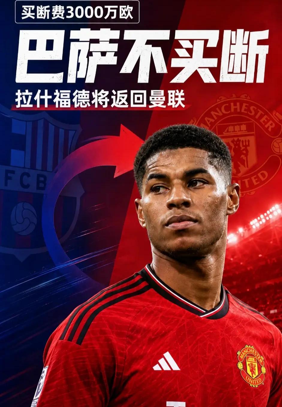 【巴萨无情，拉什福德失望删除巴萨】6月10日，身在美国的拉什福德已删除Insta