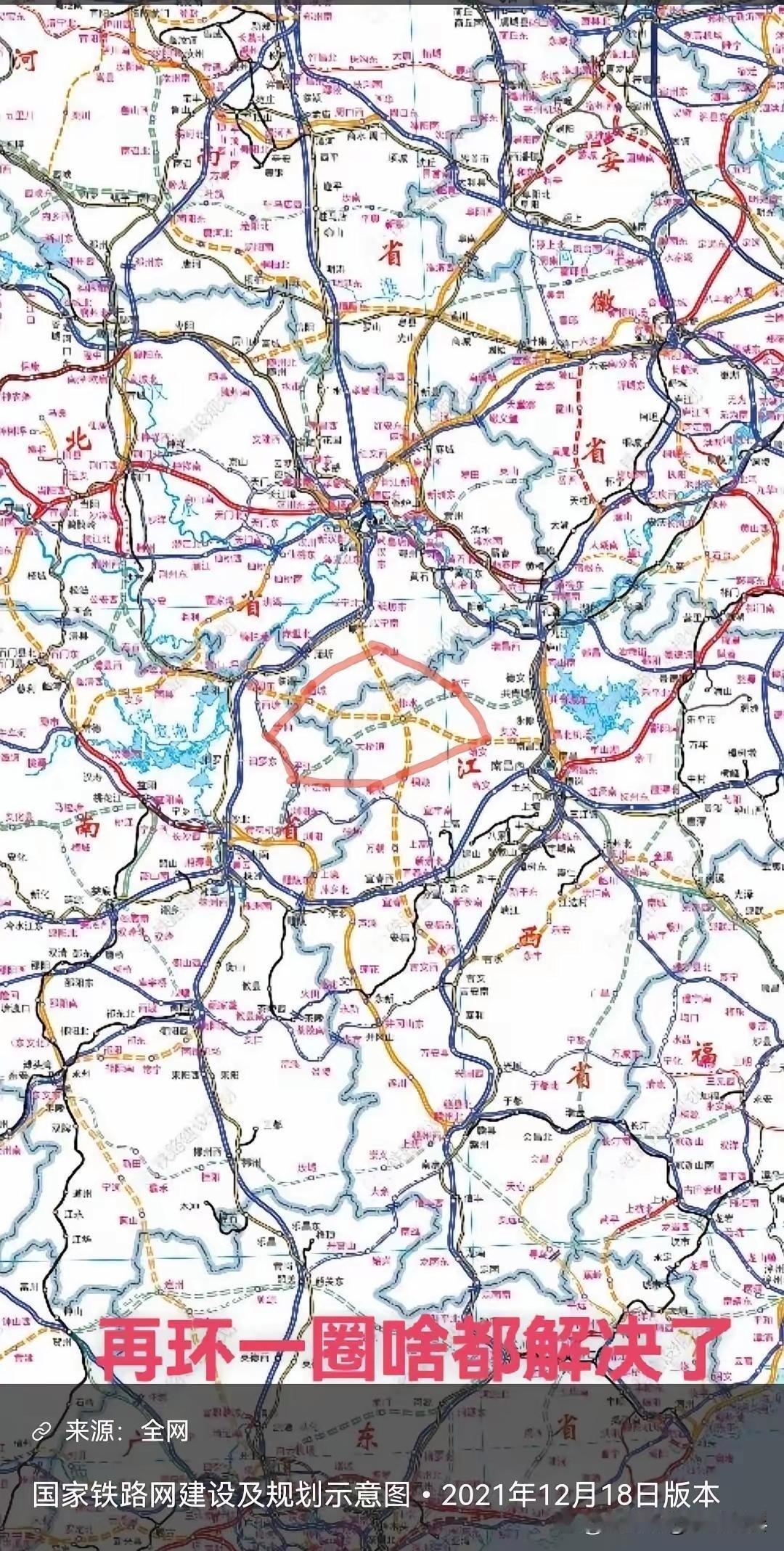 武汉、长沙、南昌通过南昌都市圈的修水高铁枢纽，可构成最紧密的都市圈经济联盟，通达