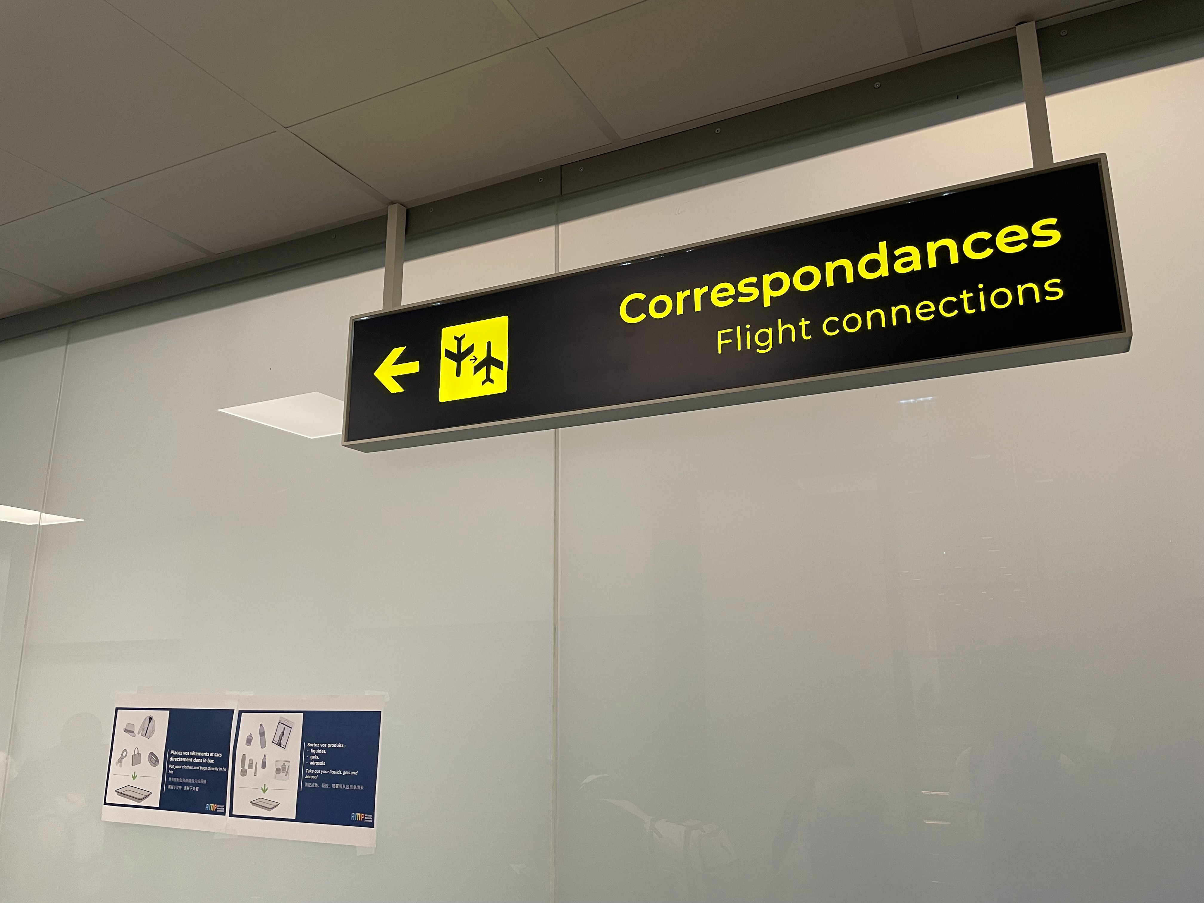 Flight connections in France is terrible