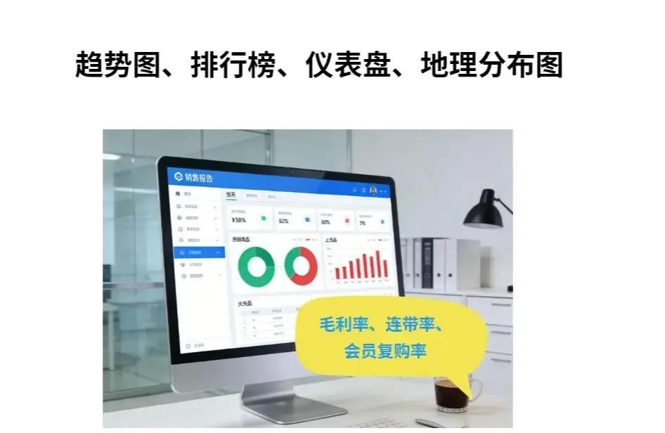 现在很多连锁店老板早上第一件事就是刷手机或电脑，一个大屏界面直接跳出来：全国几百
