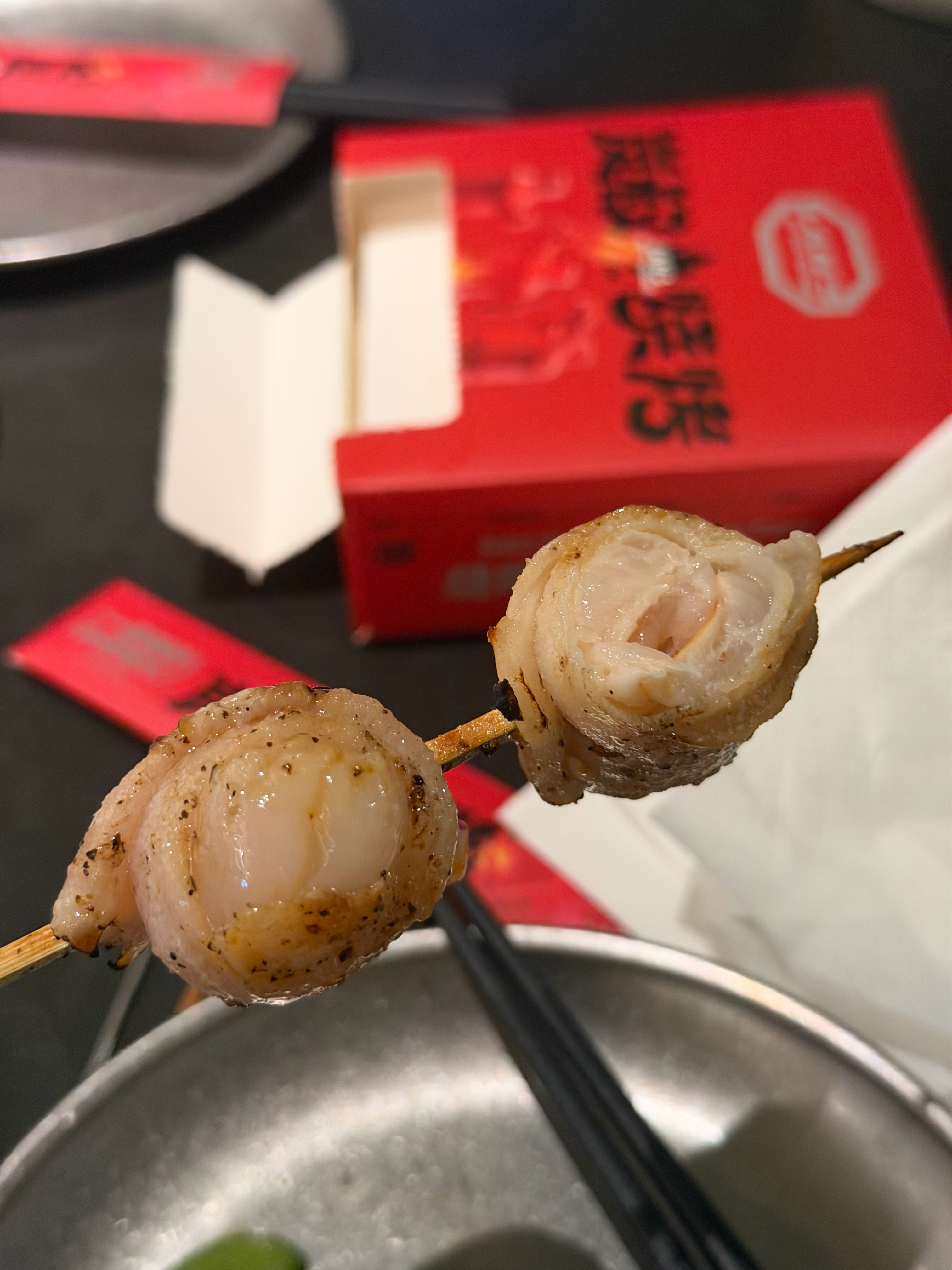荔枝卷肉 肉卷荔枝味道竟然还不错~ 