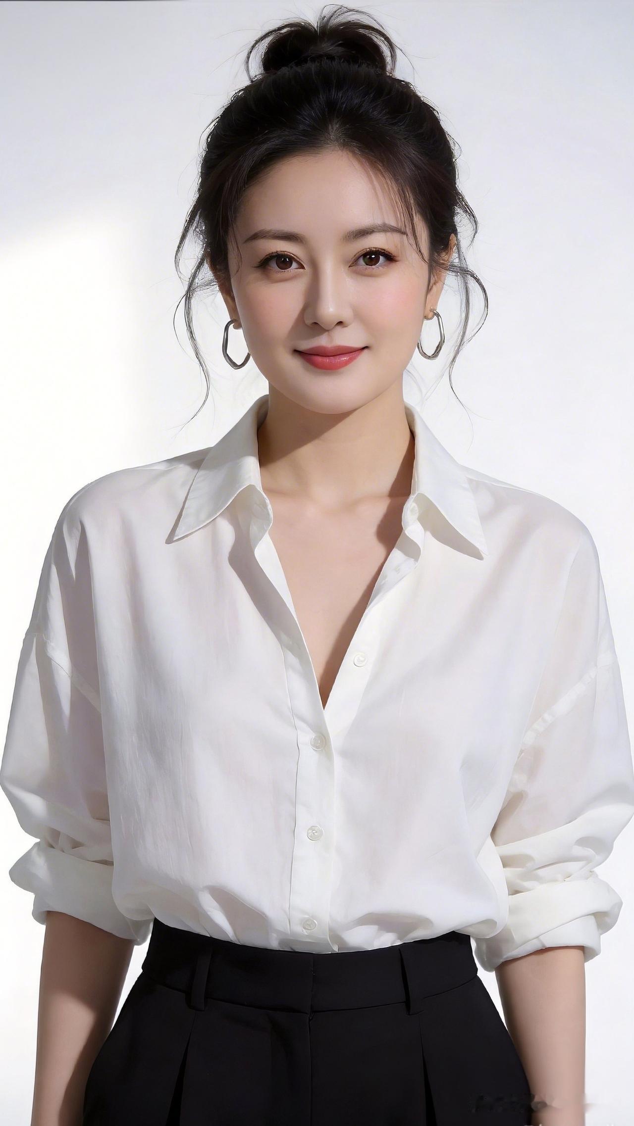 优雅白衬衫，简约又时尚，轻松打造都市女性风！👗💄