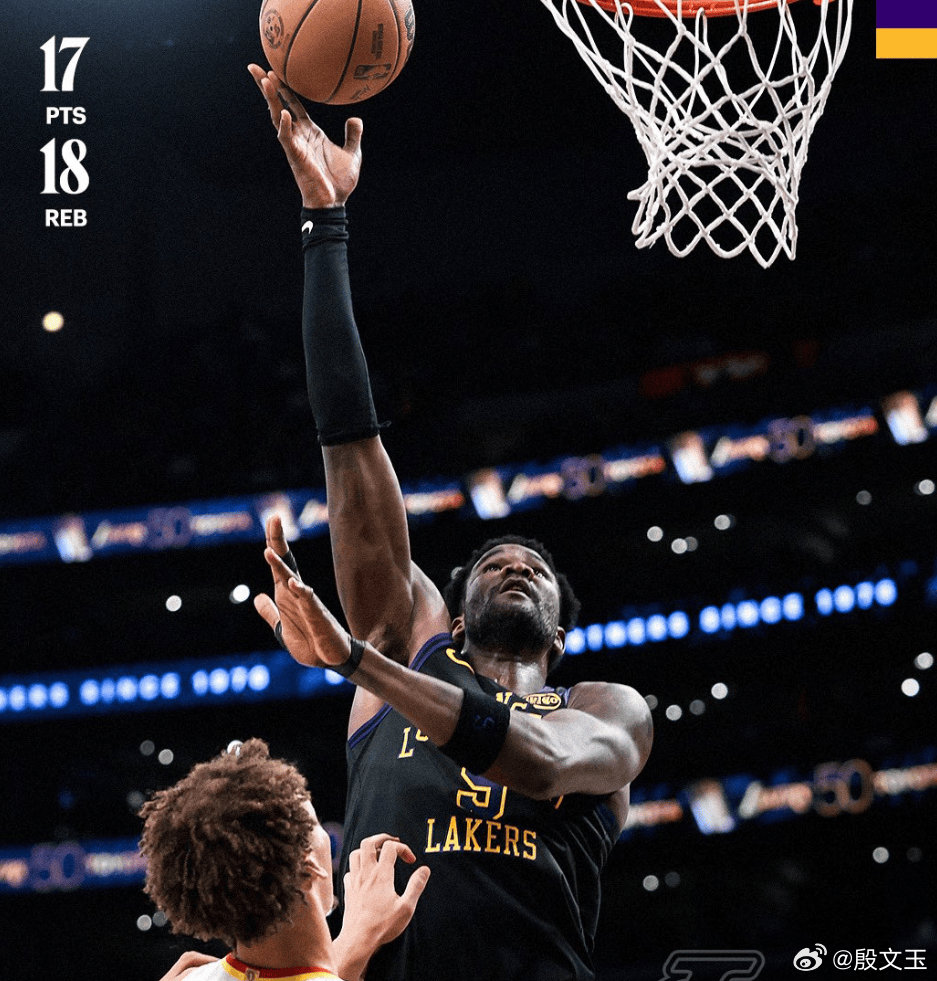 艾顿本赛季第15次两双。两双次数与文班亚马并列排名联盟第13，比字母哥多一次