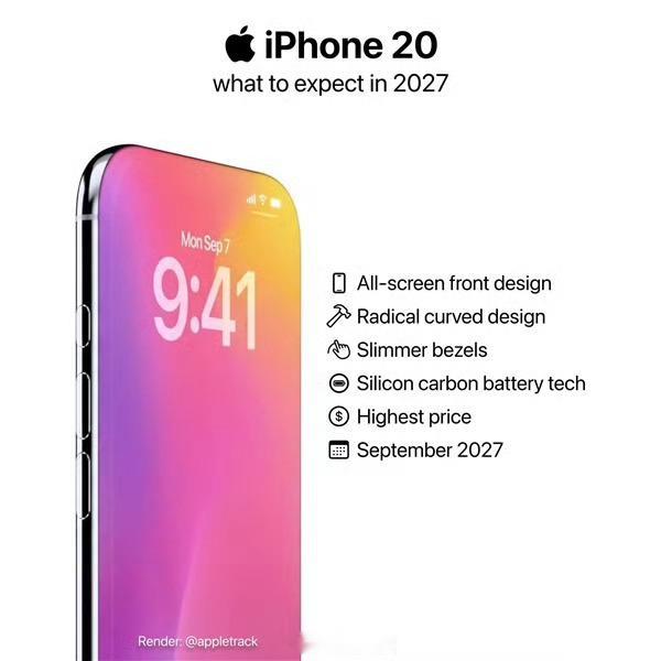 20周年iPhone新爆料iPhone 20周年纪念版，内部代号Glasswin