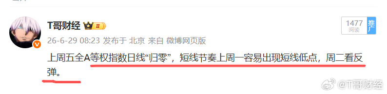 周一盘前提到的节奏，周一低点，周二反弹，全A指数符合预期。荷兰vs摩洛哥
