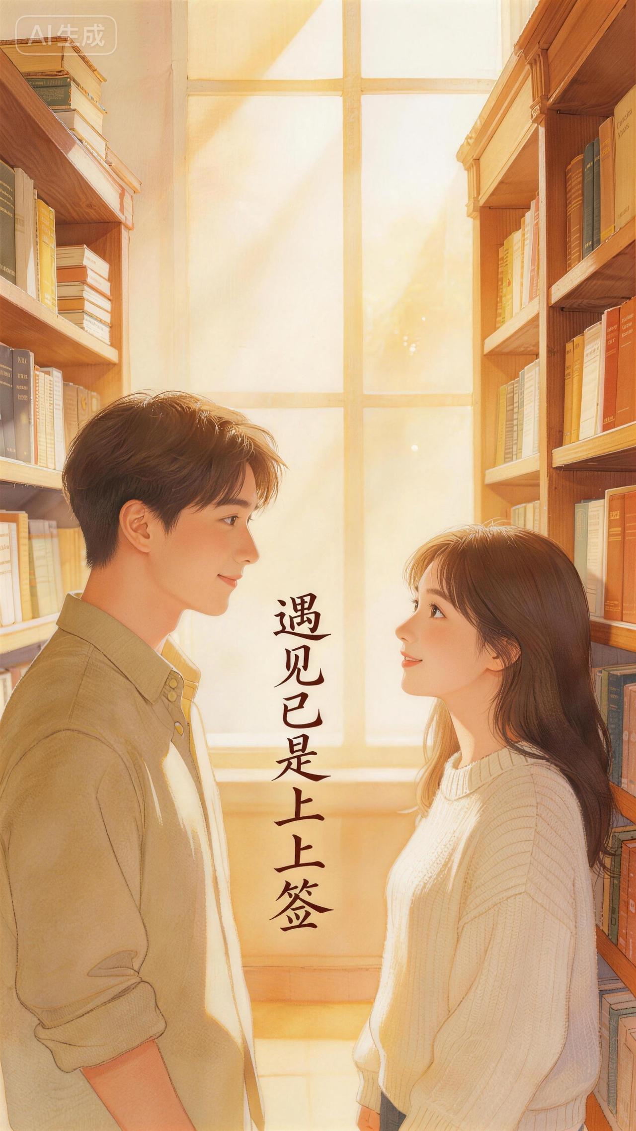 上联:遇见已是上上签，诚邀下联同行便是暖暖缘““遇见”是命运递来的珍贵签文，萍水