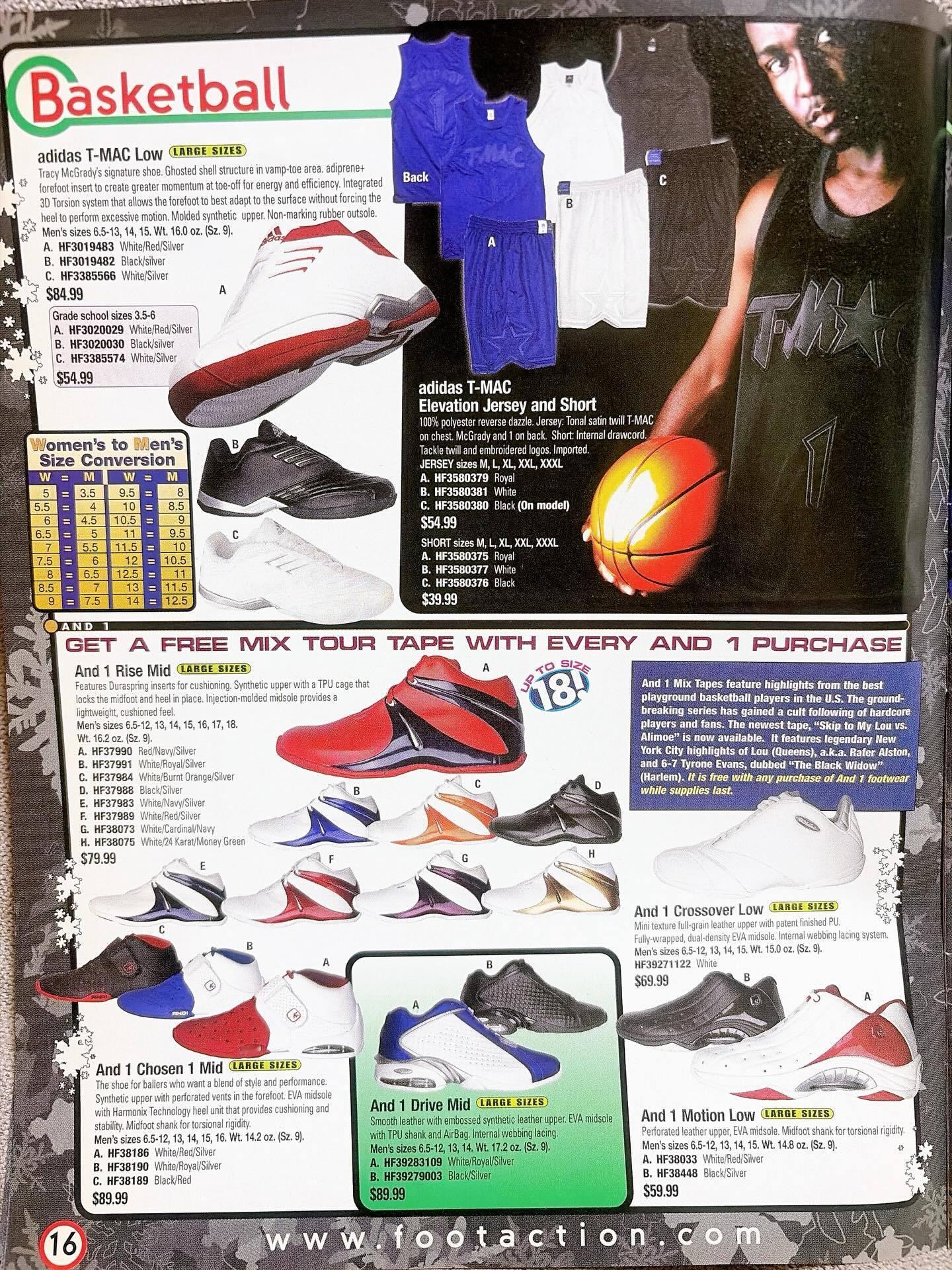 FOOTACTION 2003 Holiday Catalog 假日大放送IR 
