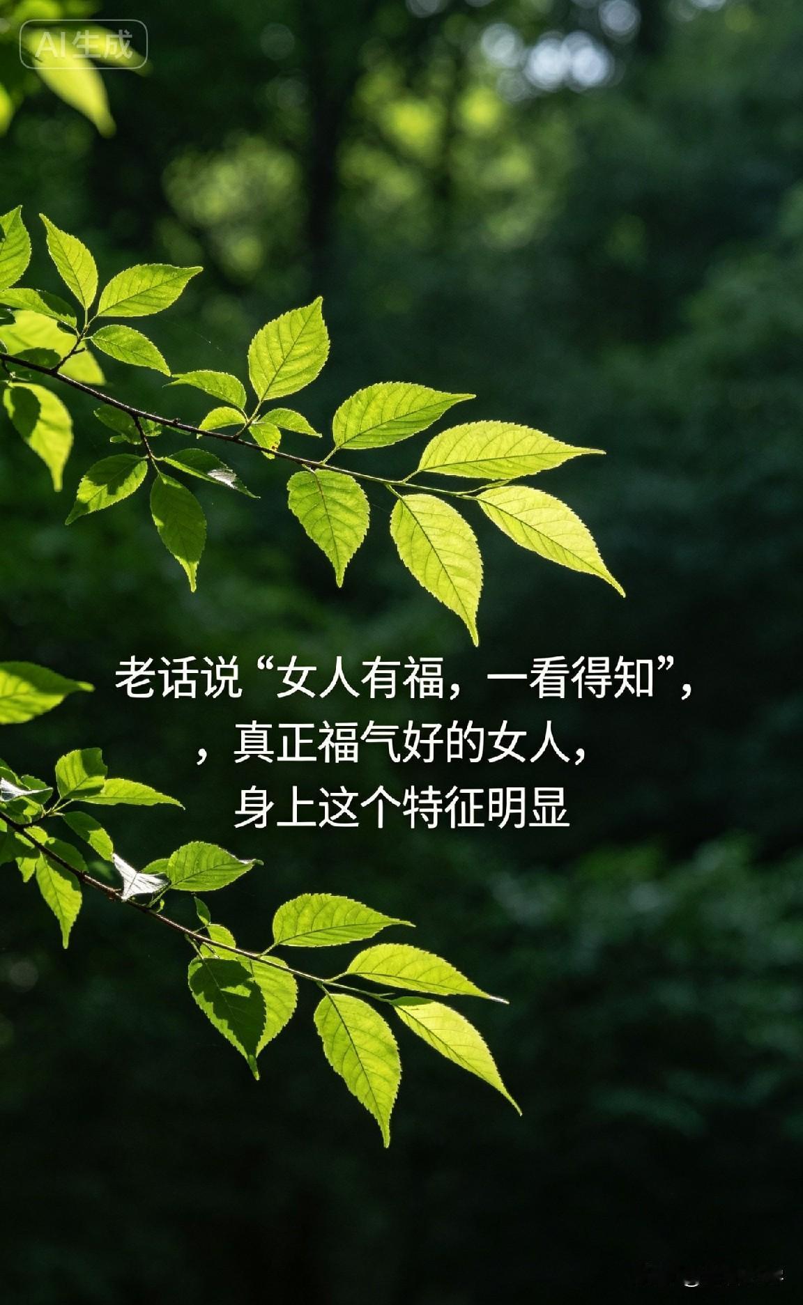 老话说“女人有福，一看便知”，真正福气好的女人，身上这个特征明显。

老人常说：
