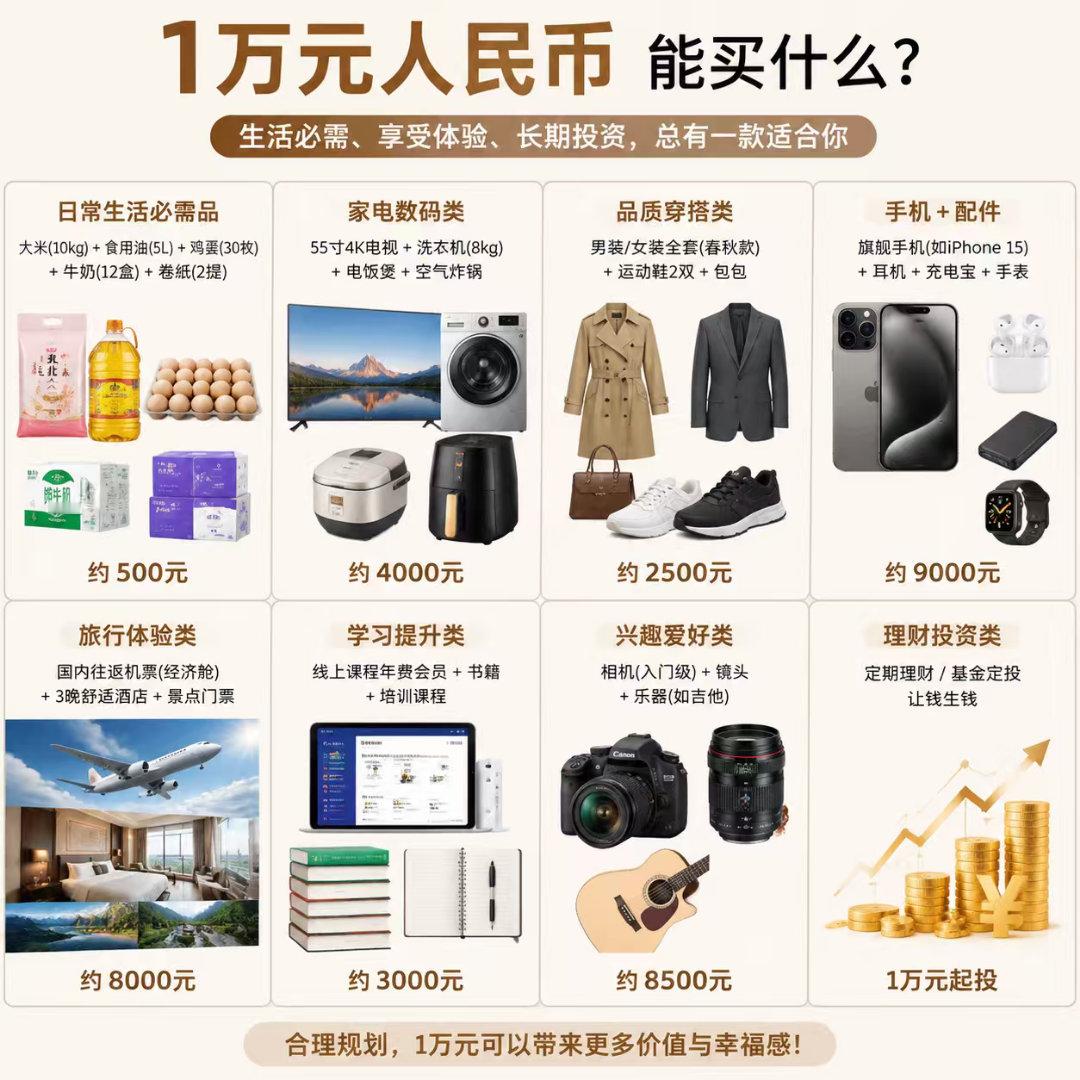 一万块钱可以花多久现在很多人都被“消费主义”搞得拿钱不当钱了，动不动就月入十万才