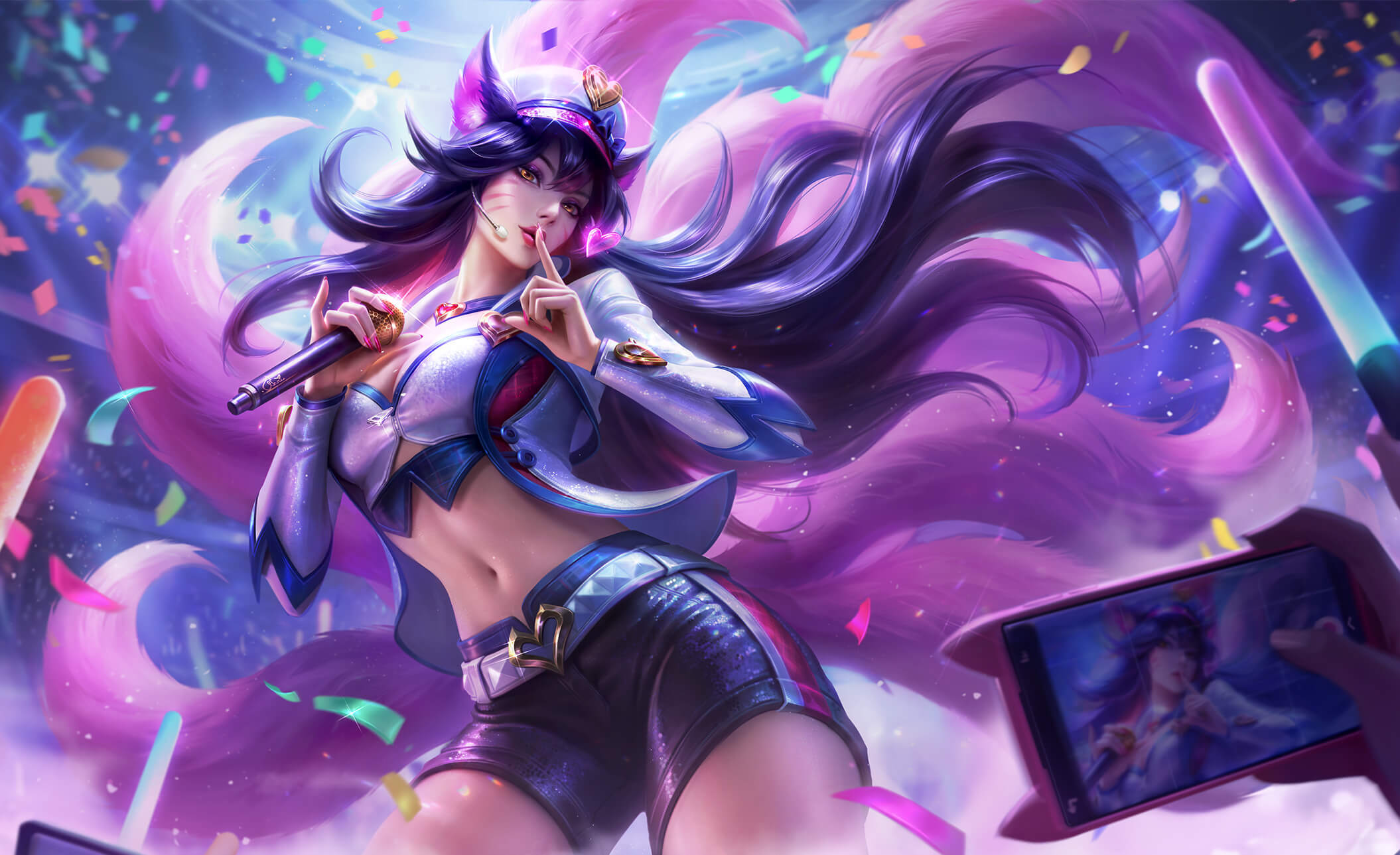 截至目前，阿狸所有的臻彩皮肤原画（高清完整版）英雄联盟