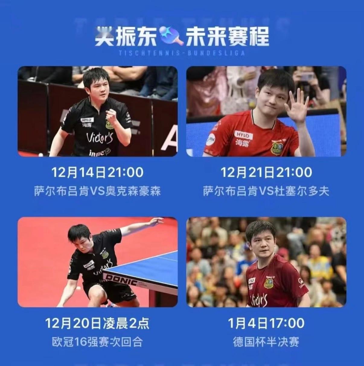 樊振东登上德甲60周年主题首页 月月见！ 周周见！ 日日见！