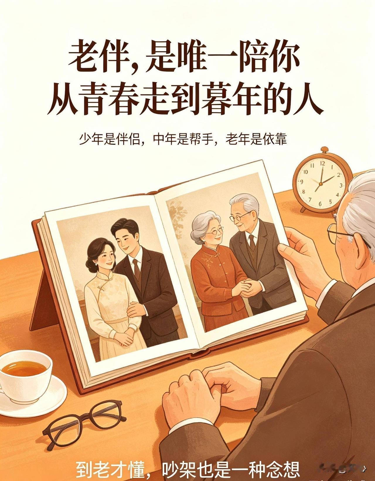 人一旦丧了偶，晚年基本就定死了。不分男女，老了没了伴，就剩一条道，孤零零熬到老