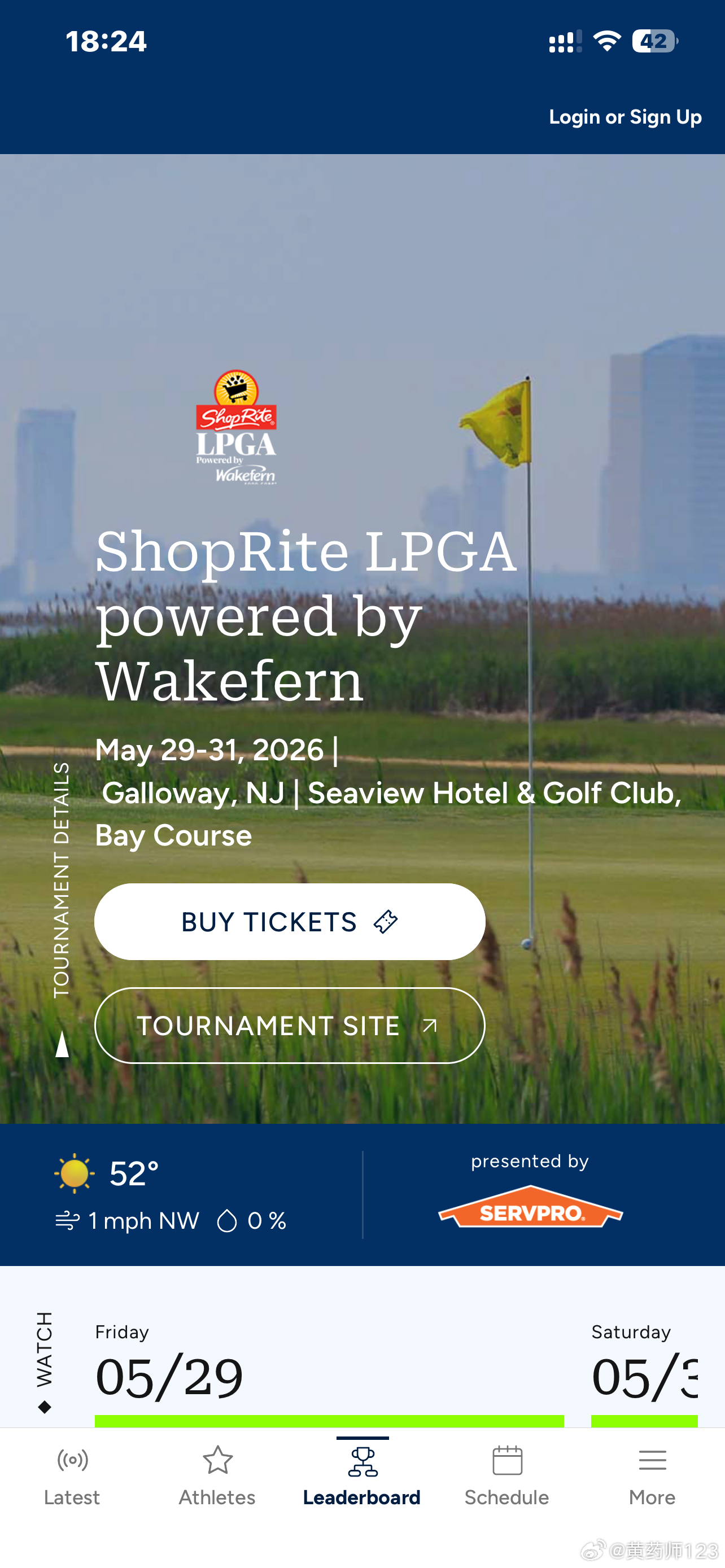 LPGA绍普莱特精英赛是个独特的存在，海景高尔夫球场第一次到这里的时候，我一点都