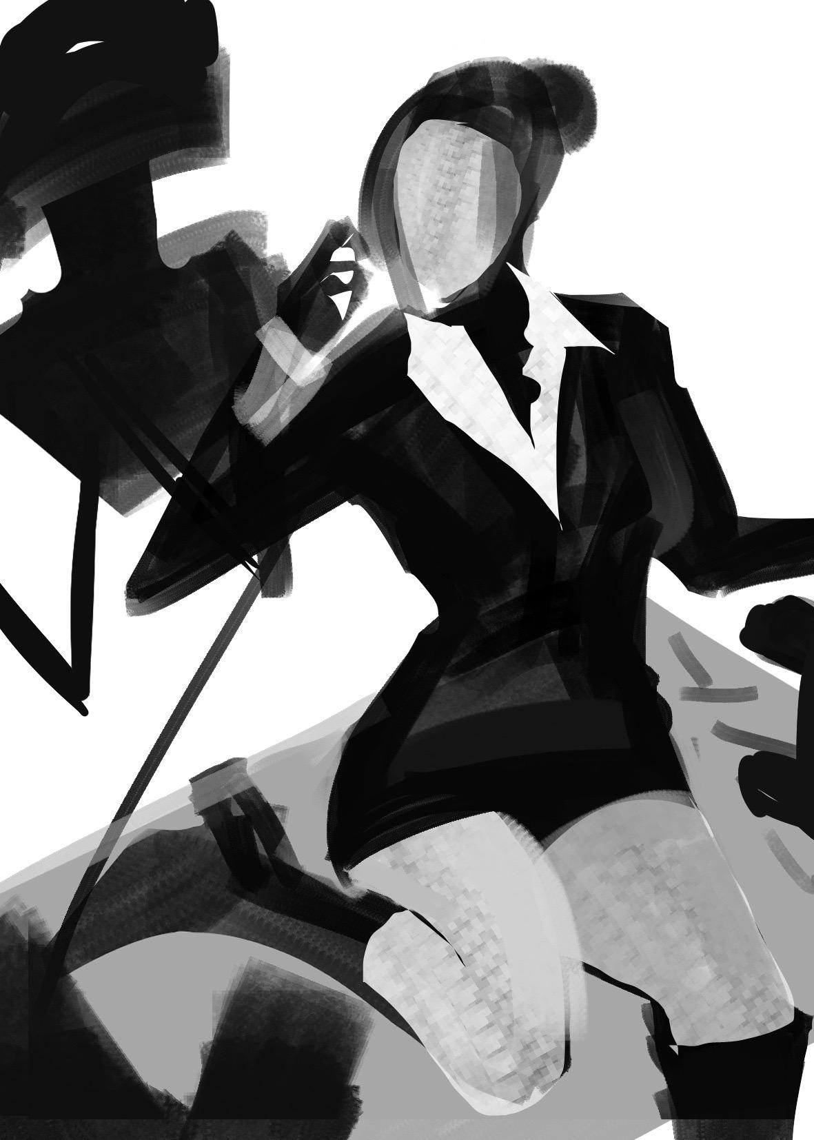 “过年草图防鸽” 把这张草到亲妈都认不出的图放这 免得玩忘了，顺便也算...