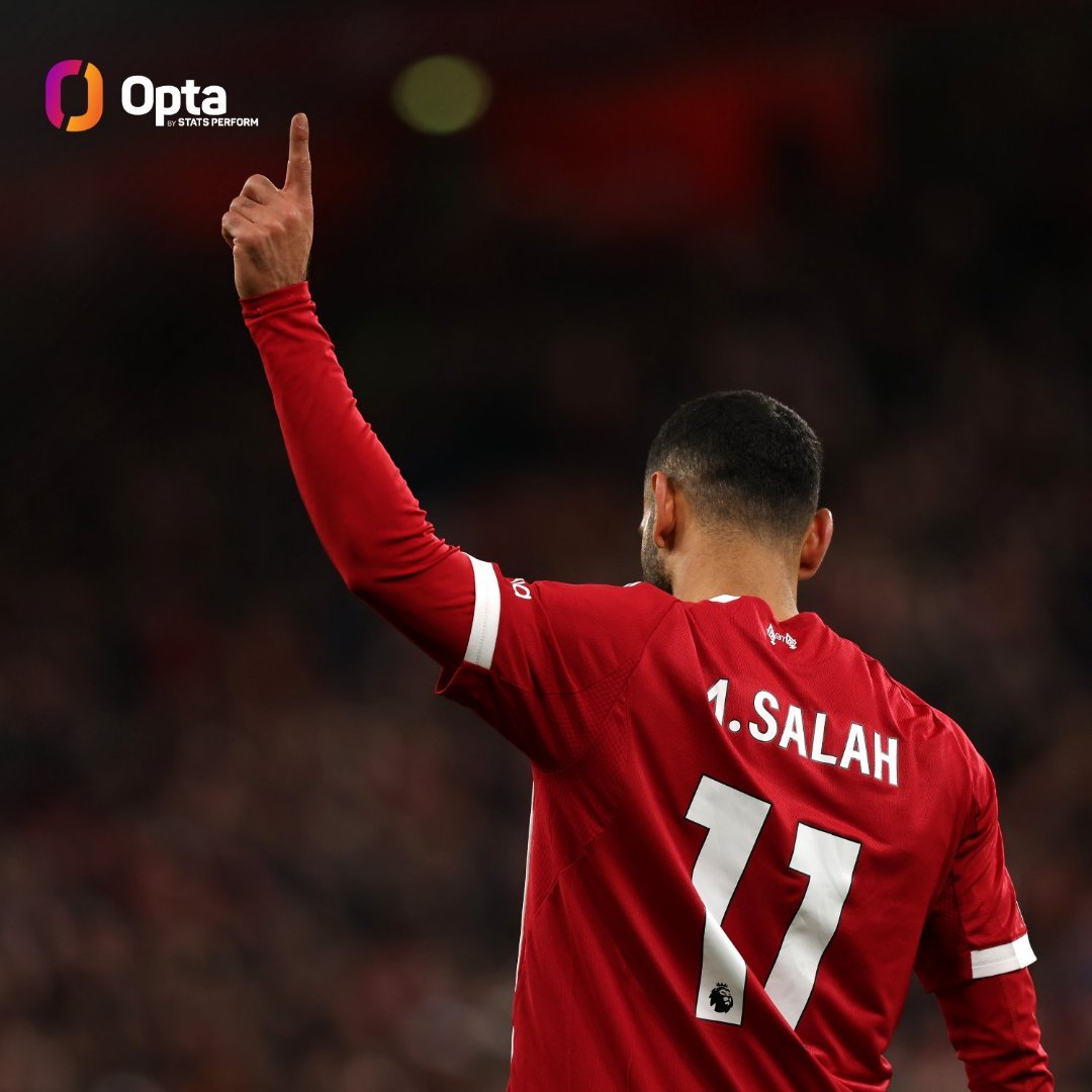 利物浦 自2017-18赛季以来，穆罕默德·萨拉赫在英超联赛中排名第一的有：进球