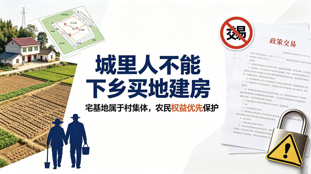 农村自建房新规实施，城里人禁止下乡买地建房，释放重要信号
 
很多人一直有一个田