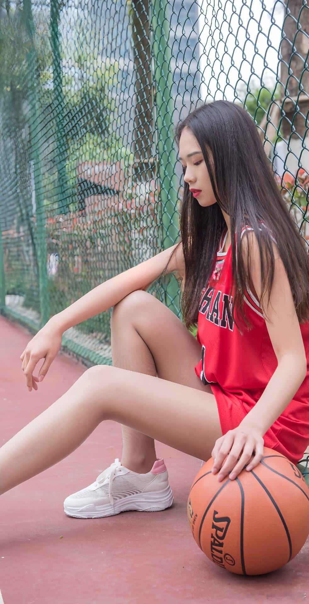 肉色丝袜运动鞋，篮球少女～ ​​​