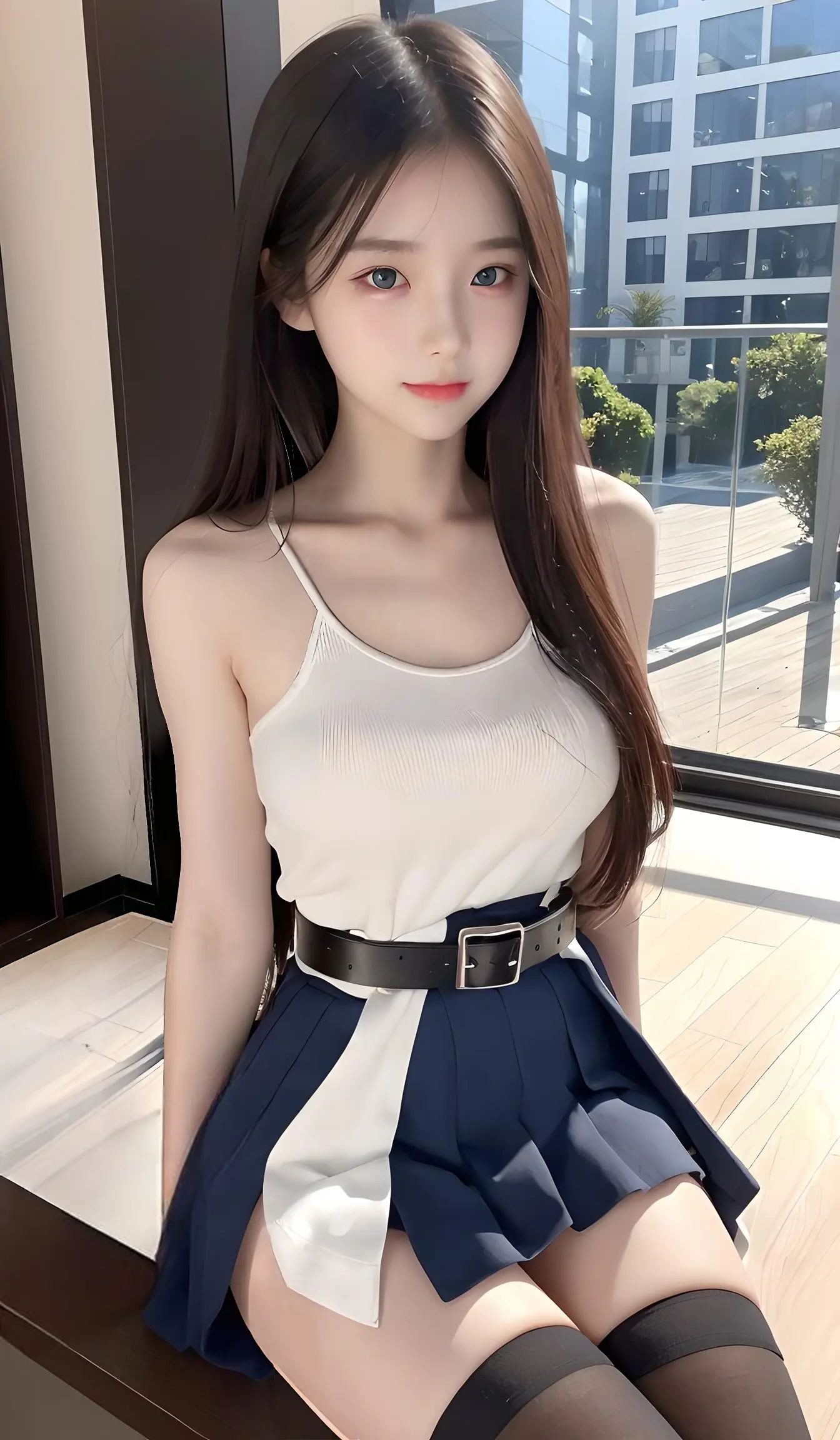 穿这套出去怎么样。
