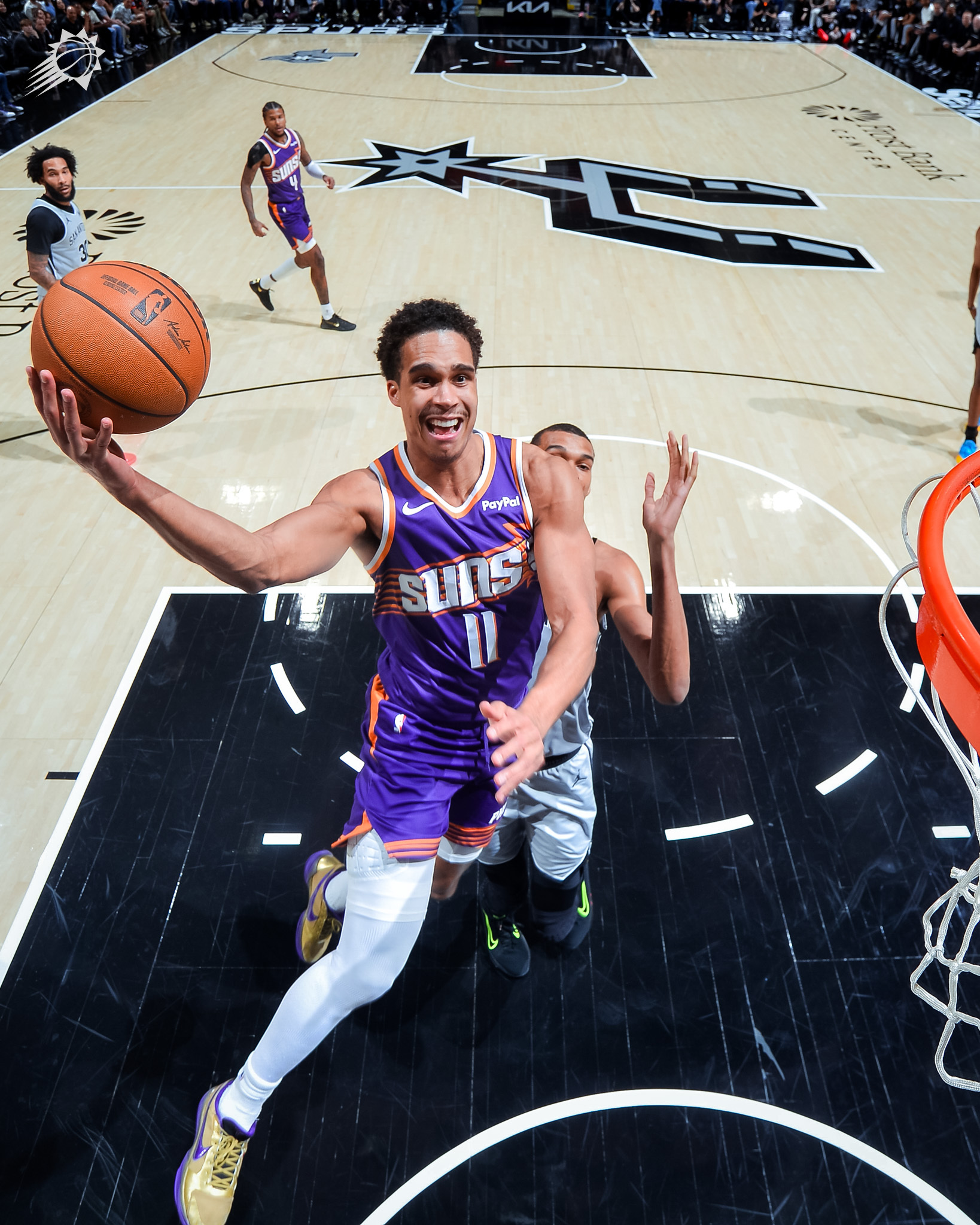 Oso面对文班丝毫不怯，已经拿下9分！菲尼克斯太阳 ｜旭日东升 ｜太阳vs马刺