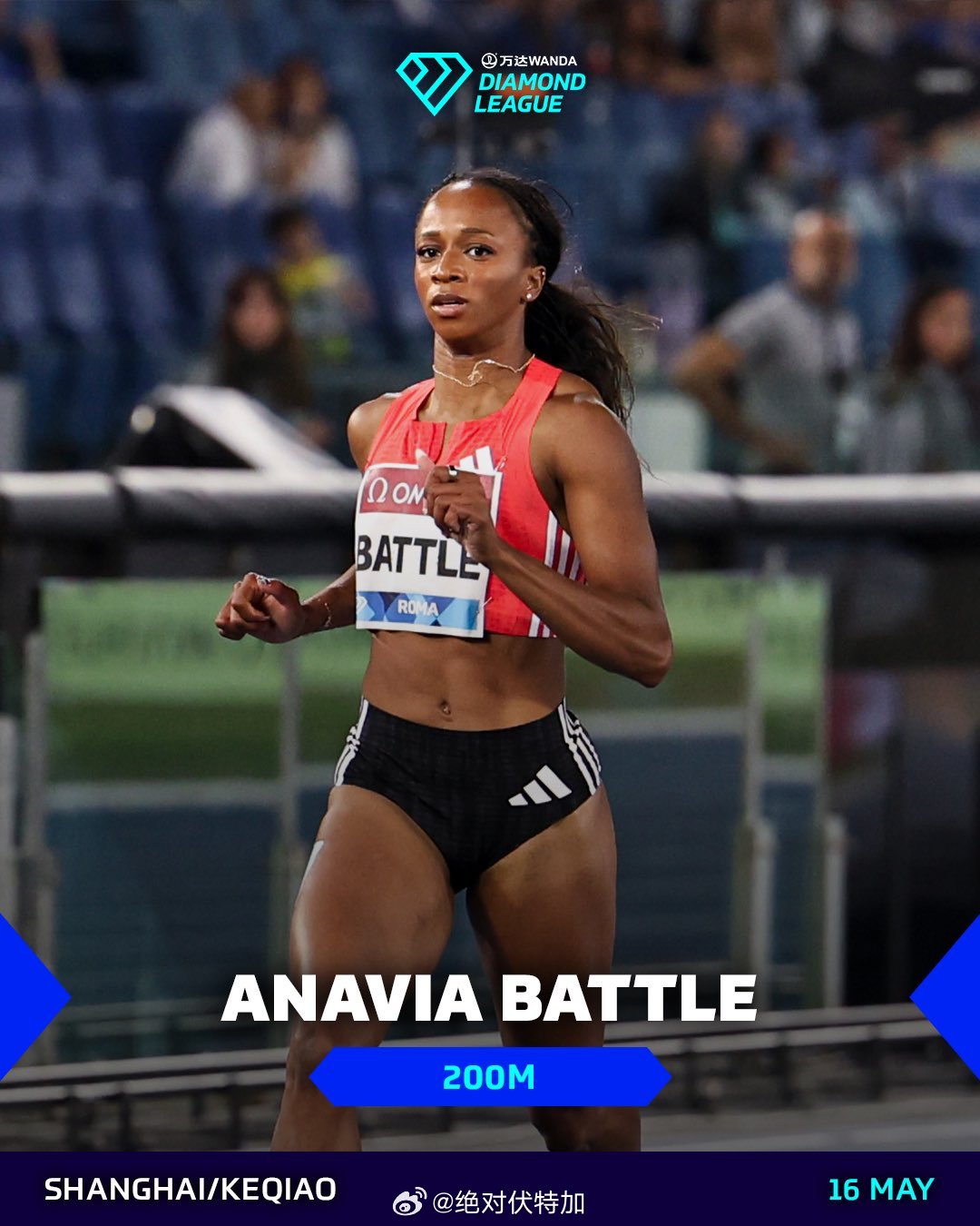 参加2026世界田联钻石联赛长三角站（上海、柯桥）的部分女子选手。世界田联钻石联