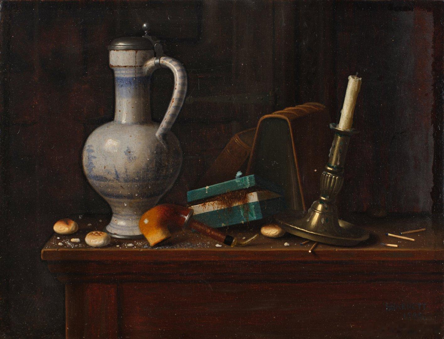 西洋历史文化鱼缸 美国画家威廉·迈克尔·哈内特（William Michael 