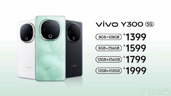 Vivo Y300主打续航＋超大音量外放，价格也很符合目标用户：上年龄的老年人。