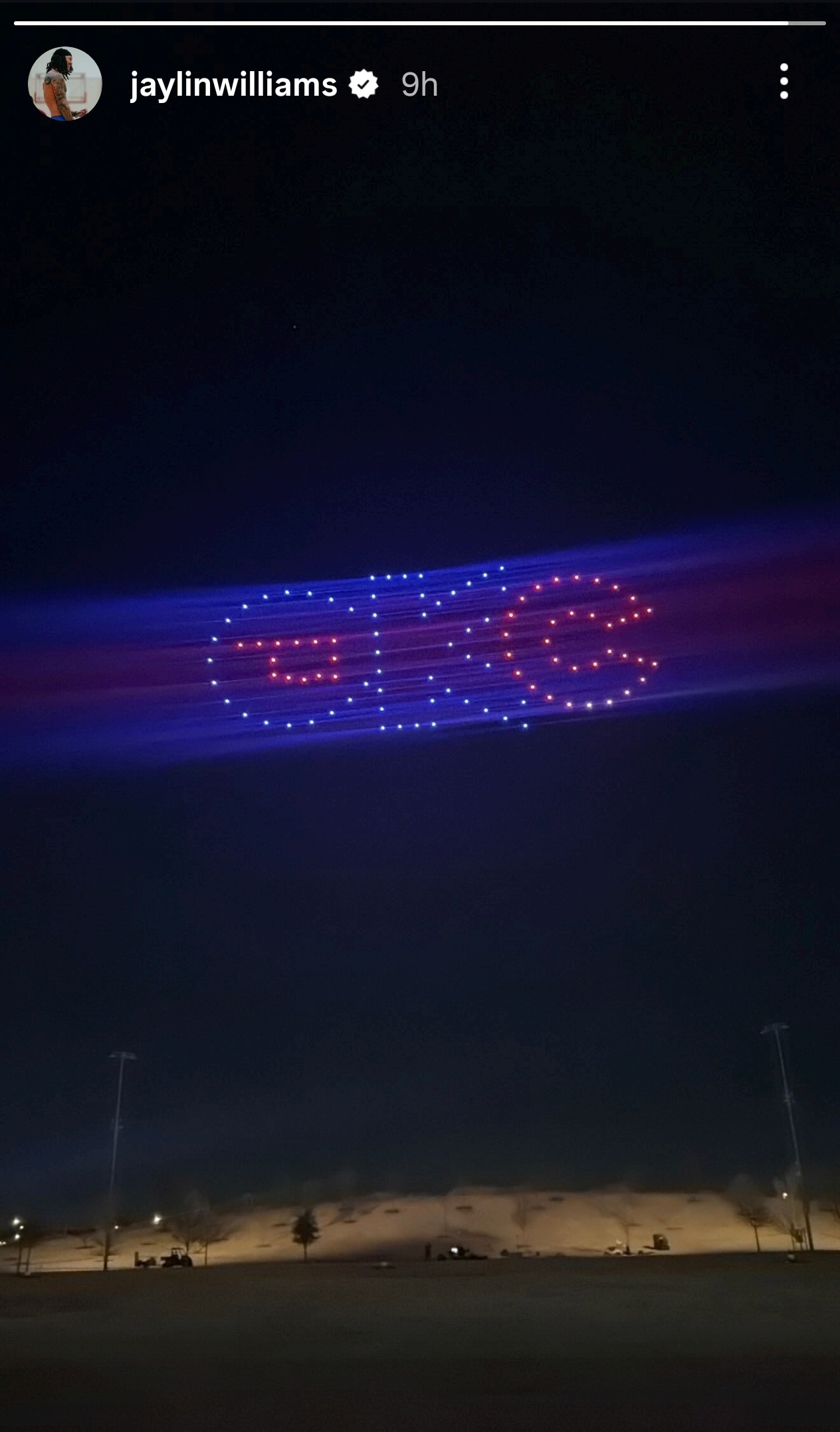 杰林去看了无人机表演雷霆战胜开拓者2026nba全明星投票雷霆