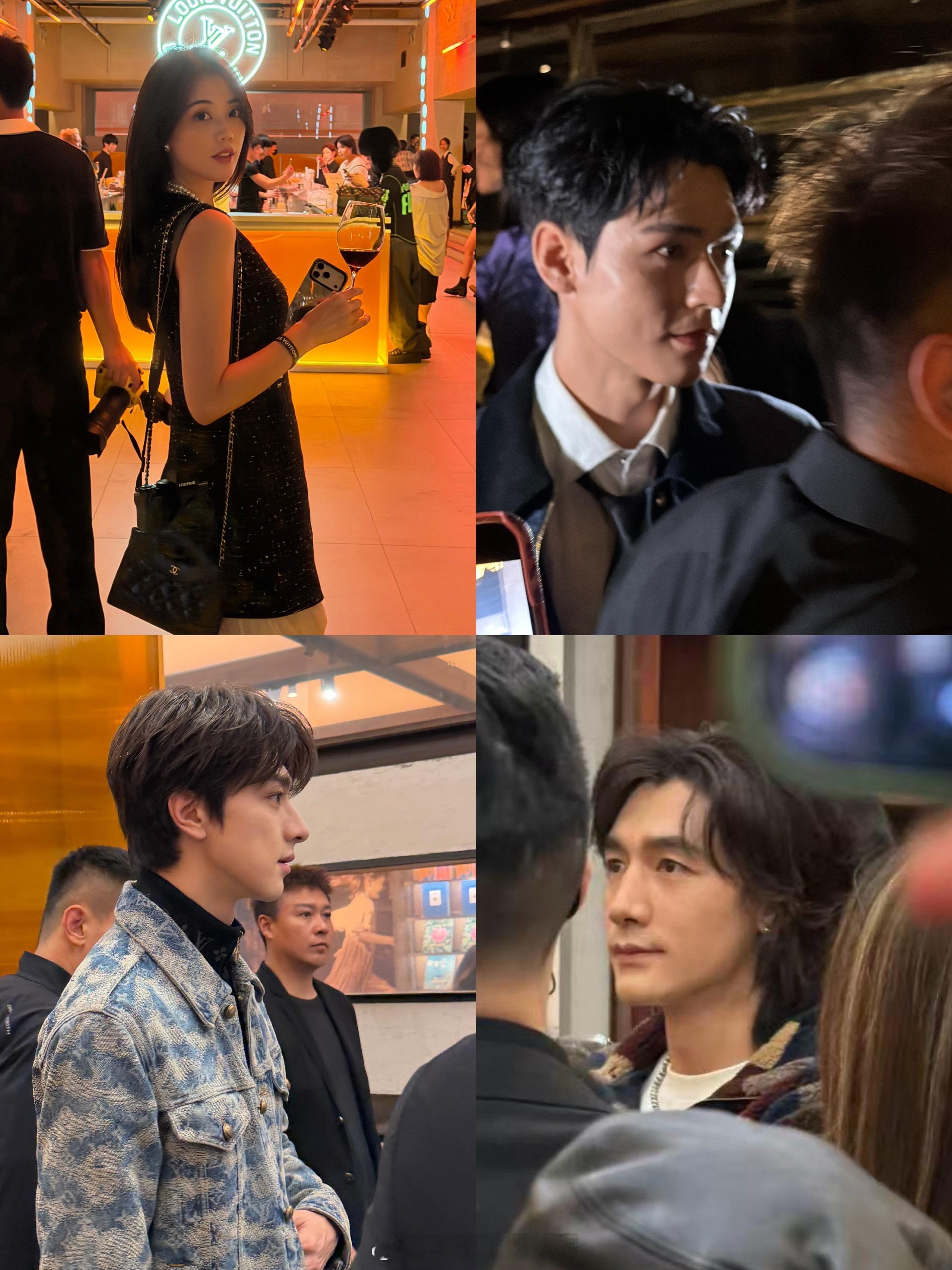 在LV眼睛很忙👀眼前是林一 此沙 龚俊 周冬雨耳边是马思唯和川渝男神李伯伯  