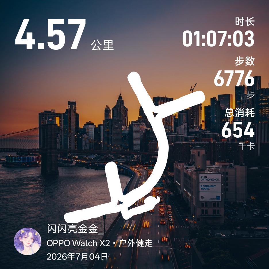 坚持运动打卡7/04  又是夸自己的一天 
