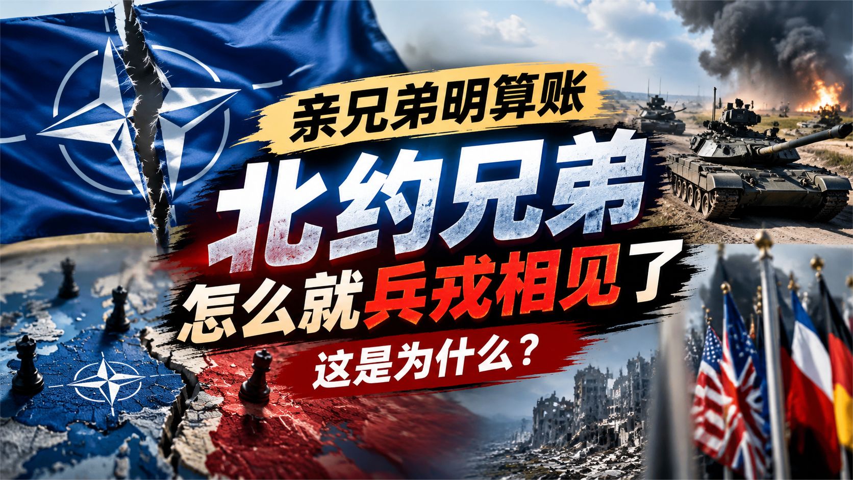 亲兄弟明算账，北约兄弟怎么就兵戎相见了，这是为什么？