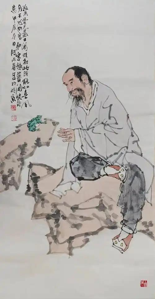 上联：雨后观蛙一点绿
下联：[玫瑰]

网络图片/诚谢侵删