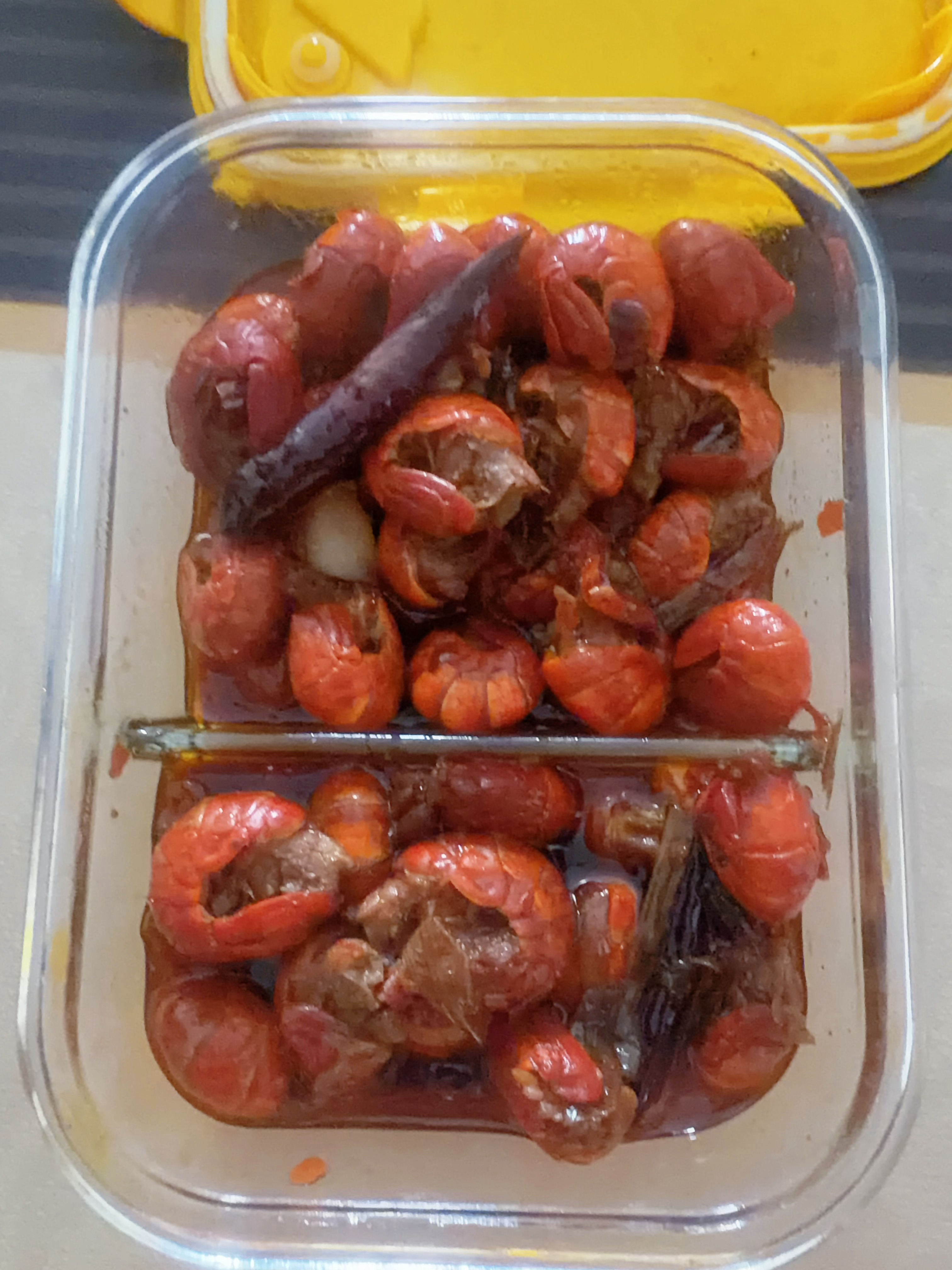 二舅妈明天要回山西了还给我们做了🦐尾打包送来。😭