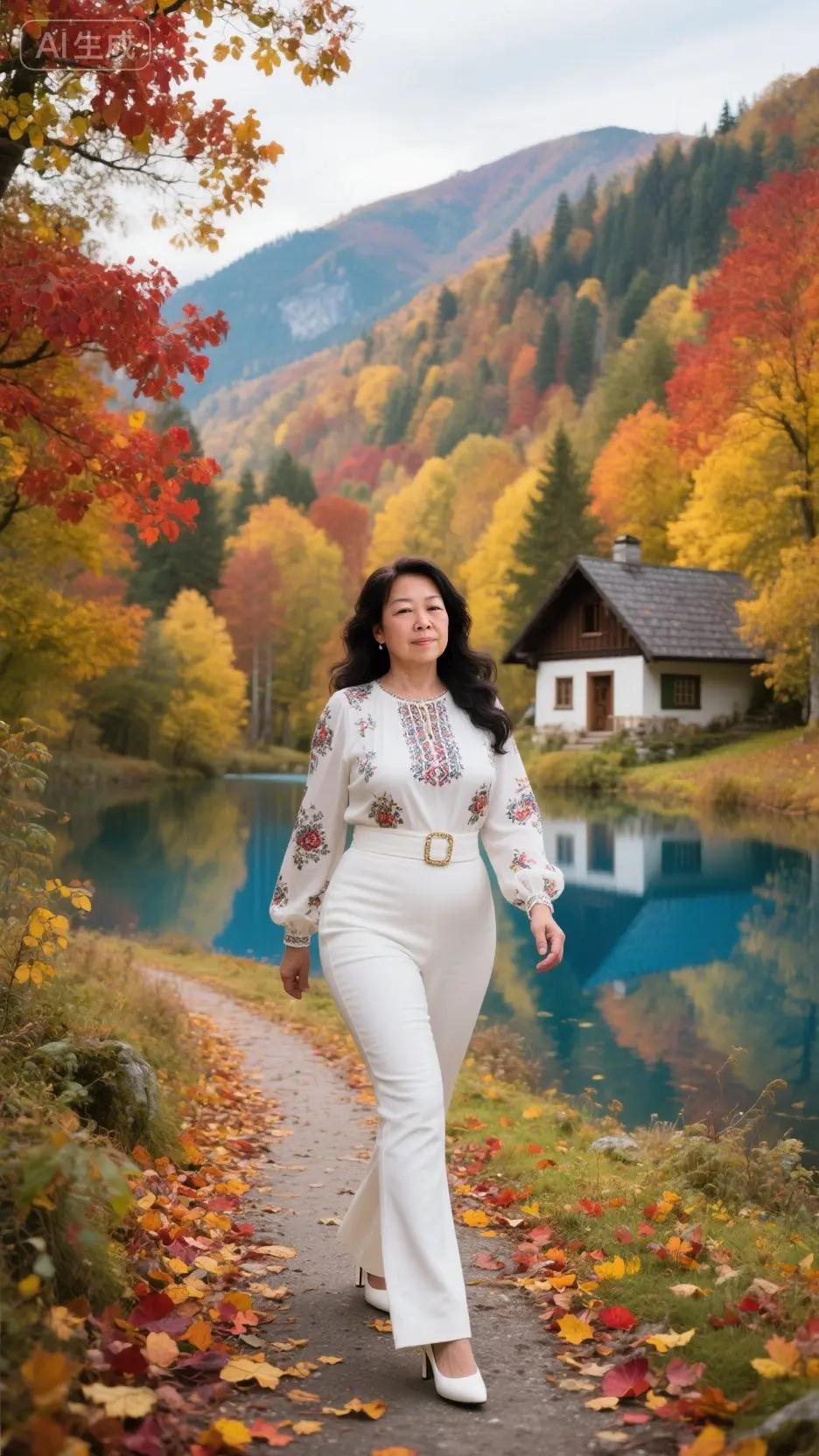 人与自然和谐共生。