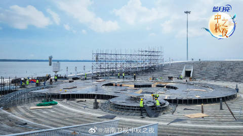 湖南卫视中秋之夜舞台搭建湖南卫视中秋之夜在长治录制 湖南卫视中秋之夜在长治录制 