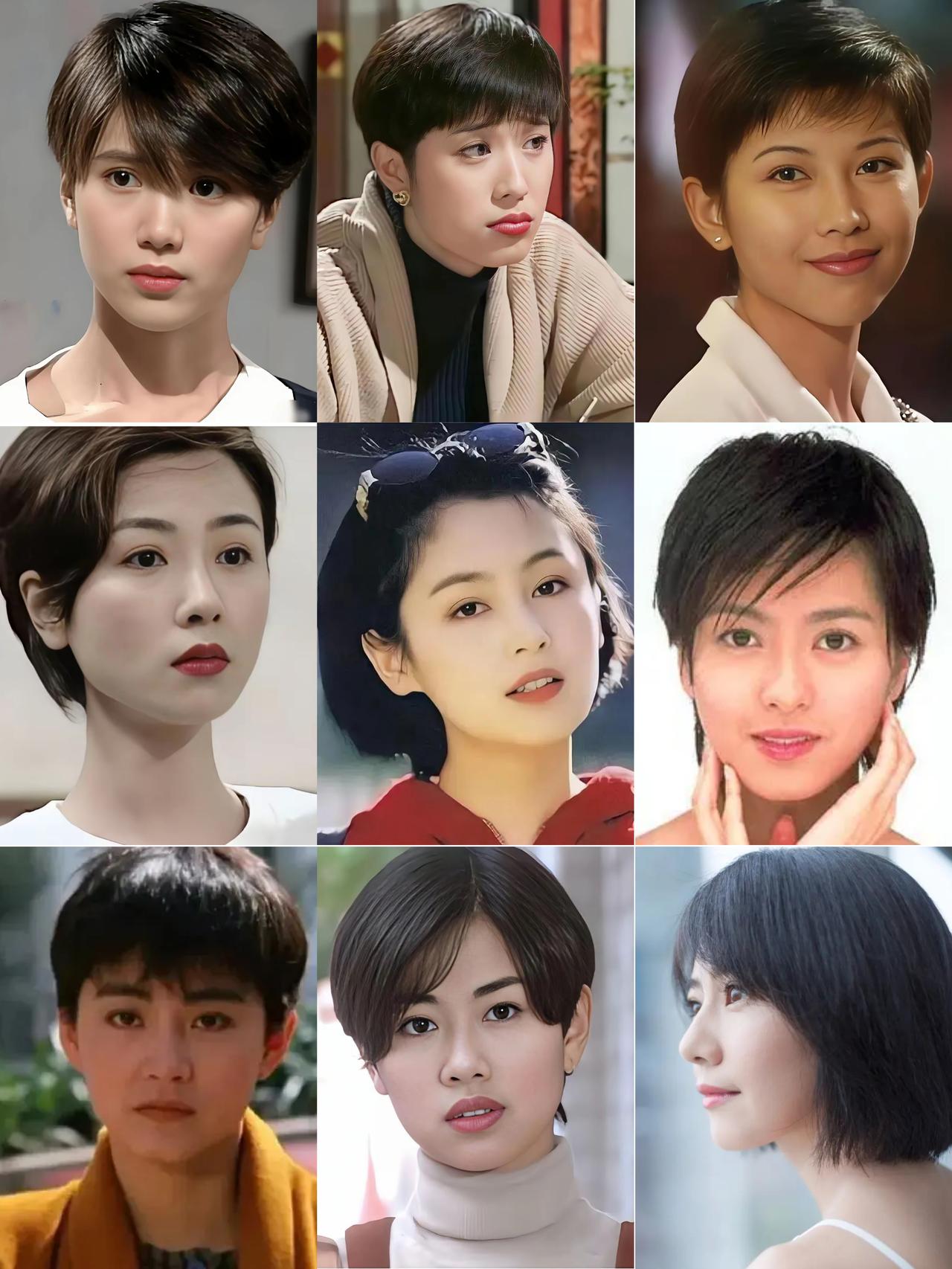 要说惊艳，还得是陈红，林青霞短发，高圆圆短发，都比不过陈红的好看。
有人说，不是