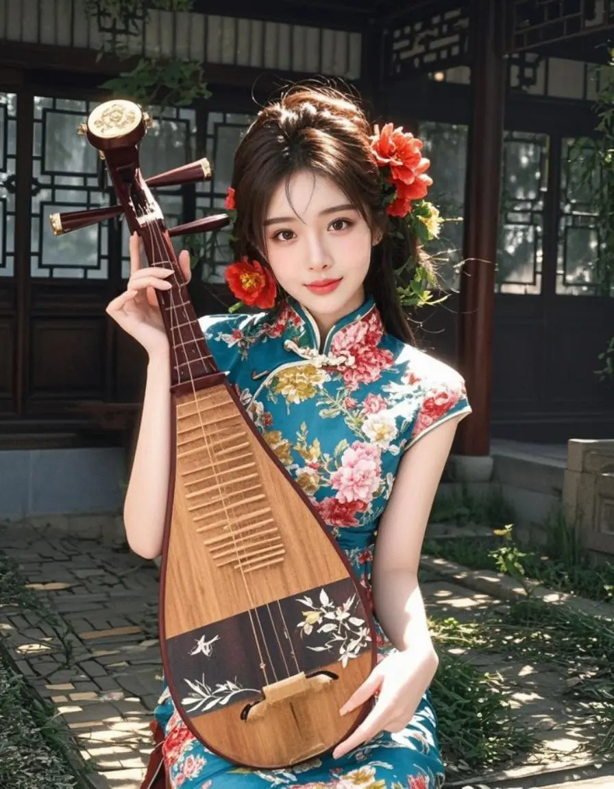 琵琶佳人 原来ai写真可以这么美 人生总得有一套ai写真吧 谁拍谁好看...