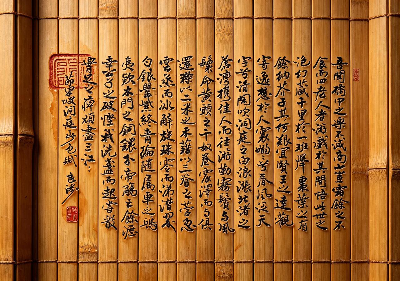 偶拈退笔，录《洞庭春色赋》一段。所谓“须君滟海杯，浇我谈天口”，书罢自觉意酣。书