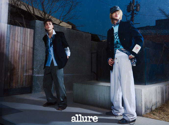 徐明浩 × 崔韩率 Allure Korea 韩版四月刊封面画报时尚灵感解读封面