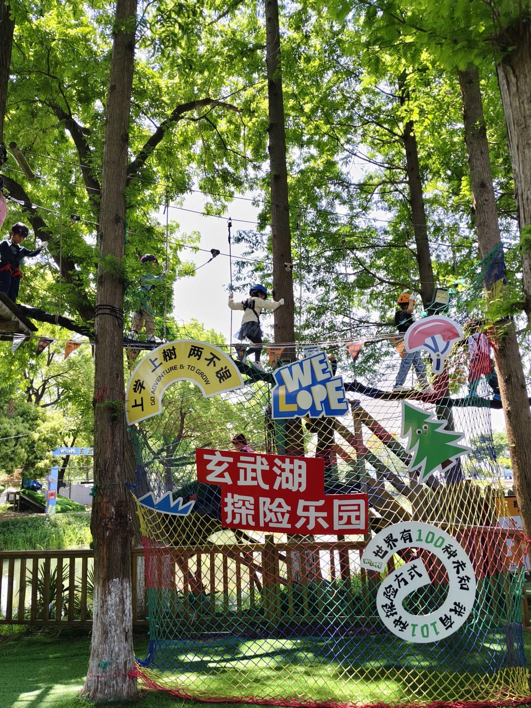 🎈在南京玄武湖｜做一个勇敢的树上小超人