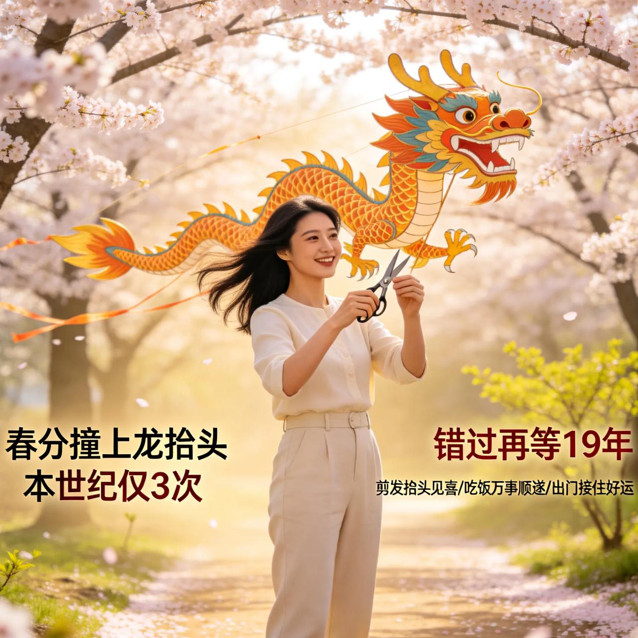 这辈子没几次！春分撞上龙抬头，本世纪仅3次，错过再等19年
 
今天真的太幸运了