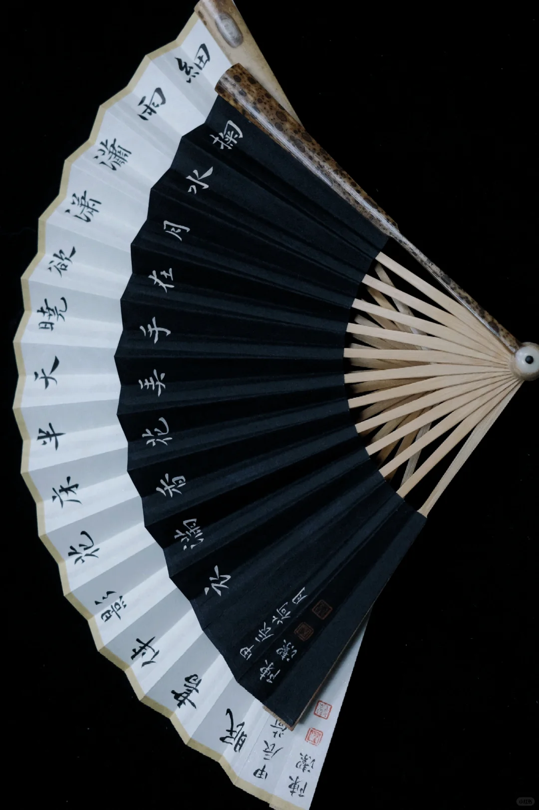 写扇||半床花影伴书眠/弄花香满衣
