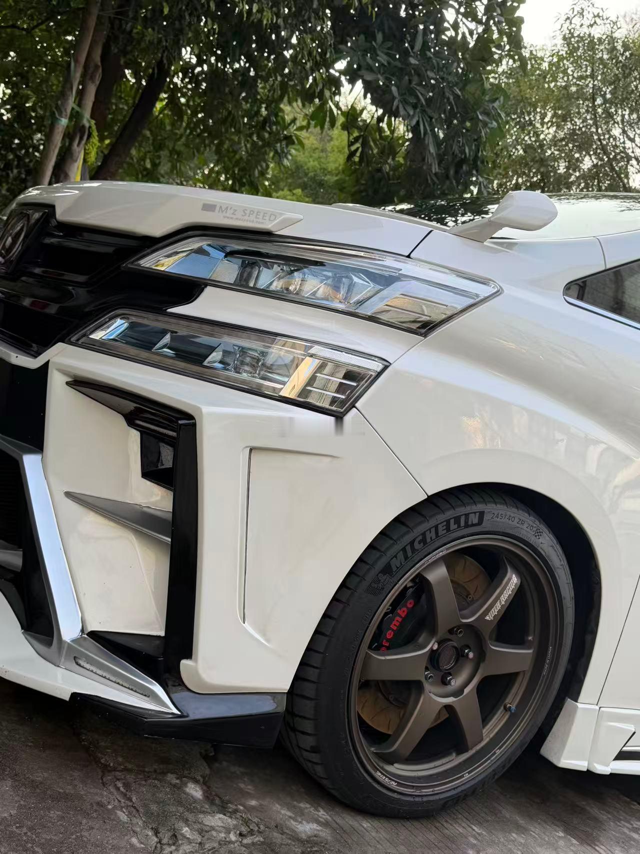 大哥返图： 威尔法  for  RAYS  TE37 20寸  古铜色 可以继续