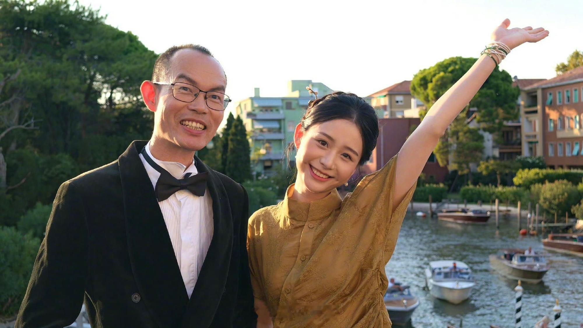 王晓慧威尼斯电影节G社怼脸生图来了，这个状态怎么样 ​​​